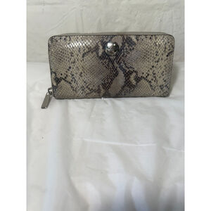 COACH F50674 TAYLOR EXOTIC ACCORDION ZIP AROUND